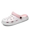 Zapatos con agujeros para hombre y mujer, estilo coreano, modernos, para la playa, nuevos de verano, zapatos de jardín, zapatillas de punta cerrada para hombre, sandalias de playa para niños
