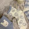 Calcetines de Conejo de Dibujos Animados Lindos de Caña Media Calcetines de Algodón Suaves Estilo Lolita Chica Japonesa Perro de Orejas Grandes Calcetines de Estudiante Anime Lori para Niños