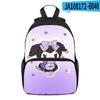 Mochila escolar Kuromi de Sanrio con impresión 3D, ideal para escuelas primarias y guarderías.