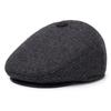 Chapéu Boné Masculino Outono e Inverno Moda Casual Inverno Quente Engrossado Chapéu Avançado Chapéu de Meia-idade e Idosos Protetores de Orelha
