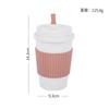 Copo de café de palha de trigo quente transfronteiriço copo de chá com leite portátil para exterior caneca de café da manhã japonesa copo para beber