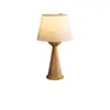Nova luminária de mesa simples e elegante em estilo vintage para sala de estar e escritório, luminária de cabeceira de madeira maciça para uma atmosfera aconchegante no quarto