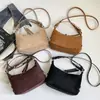 Bolso transfronterizo de gamuza, bolso tote de moda, bolso de mano para mujer de gran capacidad, bolso de hombro de alta gama para debajo del brazo, bolso cruzado