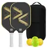 Venda Quente Transfronteiriça Fonte Fibra de Carbono Raquete de Pickleball Raquete de Pickleball Raquete de Pickleball Grau de Competição
