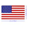 Decoración Exterior Bandera Americana Transfronteriza Día de la Independencia Bandera Colorida Venta al por Mayor Bandera de Estrella y Raya Americana Bordada de Tela Oxford 210D
