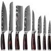 Cuchillo de Cocina Damiaskino con Patrón Láser Transfronterizo para Cortar Verduras y Carne Cuchillo de Cocina Cuchillo de Chef Japonés de Acero Inoxidable