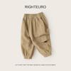 Pantalones Cargo Casuales para Niños, Pantalones Largos, Ropa de Otoño, Ropa para Niños, Estilos de Primavera y Otoño, Bebé Niño de 1 Año, 3 Pantalones Sueltos para Niños, Otoño