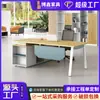 Escritorio de Oficina, Escritorio para Jefe, Escritorio Ejecutivo Simple Moderno, Juego de Escritorio y Silla para una Persona, Serie Elegante de Muebles de Oficina