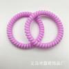 Tocado coreano transfronterizo, novedad de verano, color primavera, pequeño, fresco, línea telefónica, anillo para el cabello, accesorios para el cabello simples, de alta elasticidad y sin costuras