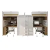 Cama con Estructura de Acero con un Escritorio Debajo para Dormitorios de Estudiantes Universitarios/Secundaria, Fabricante de Camas para Dormitorios de Apartamentos para Talentos con Diez Años de Garantía