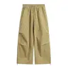 Calça Casual Xadrez Nanxia Estilo Retrô Americano Corte A Wide Leg Unissex Design Solto Tendência