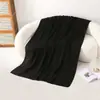 Manta de camping manta de aire acondicionado manta manta de felpa manta para siesta en la oficina manta para siesta manta de sofá manta de punto trenzado grueso manta de tiro