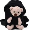Bolsa pequena 2020 nova bolsa de lona de urso feminina bolsa pequena transversal bolsa de ombro fashion fofa estudante costura desenho animado