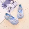 Zapatos de Princesa para Niñas 2025 Otoño Nuevos Estilo Coreano Lazo Niñas Suela Blanda Zapatos Individuales Zapatos de Cuero Cristal para Niños