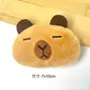 Pingente de Boneca Capivara de Pelúcia Desenho Animado Acessórios DIY Enfeites Boneca Capivara Sapato e Chapéu Acessórios de Vestuário Atacado