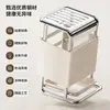 Estante para cuchillos de acero inoxidable para encimera de cocina, soporte para cuchillos, estante giratorio con drenaje, estante para cuchillos, estante para tabla de cortar, estante de almacenamiento integrado