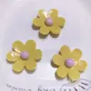 Parche de Flor de Resina Hebilla de Zapato DIY Imán para Refrigerador Caja de Almacenamiento para Accesorios del Cabello Adornos para Coche Parche de Broche Llavero Colgante para Bolsa