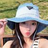 Sombrero de pescador vaquero japonés para mujer, protección UV para exteriores, camping, senderismo, viajes, pareja, sombrero de pesca combinable para hombre.