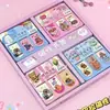 Cazador de Demonios Zootopia Mini Marcadores Magnéticos Pegatinas para Refrigerador Lindos Marcadores Papelería Regalos para Niños Premios Papel