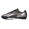 Zapatos de Fútbol Profesionales Cruzados para el Mundial para Hombres Adultos Ag Tacos Largos Césped Artificial Césped Sintético Zapatos de Deporte para Entrenamiento de Estudiantes