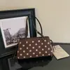 Bolso de Hombro Grande de Lunares Estilo Coreano Nuevo Otoño 2026, Bolso Tote Único, Elegante Bolso de Axila para Viajes Diarios