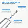 Cabezal de Molienda para Pre-Tratamiento de Manicura Forma de Mariposa Voladora Removedor de Pegamento Anti-Derrames Broca de Cutícula Accesorios Diamante