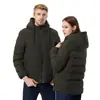 Roupas Inteligentes com Aquecimento Populares Transfronteiriças com Capuz para Uso Externo Espessas Casuais de Algodão para Homens e Mulheres Jaqueta de Aquecimento à Prova de Frio com Temperatura Constante