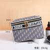 Bolsa de lavado portátil de moda con diseño de flores antiguas, bolsa de cosméticos de gran capacidad, bolsa de viaje impermeable de cuero PU, bolsa de almacenamiento de cosméticos