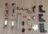 Accesorios para máquinas de bordar por computadora: abrazadera de rosca, cortahilos, placa de montaje de electroimán, eje de cuchilla, manguito de eje, almohadilla de amortiguación