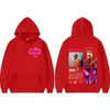 Rapper Mora Mirrosis Álbum 2025 Tour Sudadera con Gráfico Nuevo Unisex Retro Hip-Hop Pulóver