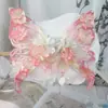 Flor de Seda Flor de Flor de Pelo Mariposa Grande Presión Trasera Super Hada Polilla Borla Todo-partido Antiguo Hanfu Accesorios para el Cabello