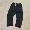 2026 Moda Masculina Tendência Novo Conjunto Harajuku High Street Moletom com Capuz Lulu com Cordão Calça Casual
