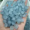 Color Gema Azul Marino Transparente Calabaza 10mm Azul Cielo Calabaza Congelada Cuentas Sueltas Venta al por mayor DIY Joyería de Jade Pulsera Accesorios de Jade