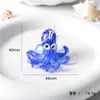 Nuevo Adorno Colgante de Pulpo de Vidrio Decoración de Escritorio Sala de Estar Lindo Pulpo de Océano Colorido Adorno de Vidrio