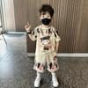 Traje de Verano Nata Boys 2025 Estilo Nuevo Guapo Bebé Moda de Verano Ropa de Pantalones Cortos de Manga Corta para Niños