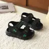 Sandálias de Verão para Meninos, Sandálias Esportivas Respiráveis com Solado Macio Antiderrapante para Crianças, Sapatos para Bebês de 3 a 6 Anos, Sapatos Leves para Praia