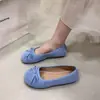 Nuevos Mocasines de Boca Baja Estilo Hada Dopamina con Lazo Zapatos de una Sola Pieza para Mujer, Casual y Versátil