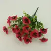 Amazon Flor Artificial Transfronteriza, Maceta de Plástico con Pensamientos, Pequeño Ramo de Flores para Arreglo, Flores para Decoración de Jardín