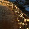 Fio de luz de lâmpada de bola G50 pode ser conectado a fio de luz LED de corrida de cavalos ao ar livre Decoração de Natal, casamento, feriado Luz de atmosfera de acampamento