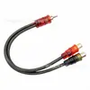 Amplificador de potencia para subwoofer de audio de coche reproductor de CD línea de audio uno a dos una hembra dos machos dos hembras línea RCA