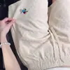 Pantalones cortos deportivos tipo salchicha dachshund dopamina estilo coreano para mujer, finos de verano, casuales, relajados, de pierna recta, pierna ancha