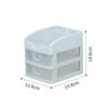 Caixa de Armazenamento de Mesa, Porta-Canetas Transparente, Organizador de Papelaria de Mesa Tipo Gaveta, Fabricante de Prateleira de Armazenamento para Mesa de Escritório