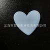 Accesorios de Resina al por Mayor Azul Klein Corazón Blanco Acrílico Fondo Blanco Corazón Durazno Pegatinas para Funda de Teléfono Materiales para Pasadores Accesorios para el Cabello