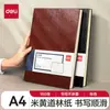 Deli 3185 Caderno/Bloco de Notas/Caderno de Conferência/Caderno de Aprendizagem de Couro para Escritório 3186