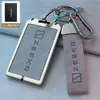 Juego de llaves krypton 001 Pole zeekr entidad bluetooth accesorios de modificación de coche tarjeta logo de coche funda de cuero hebilla de cuchillo de viento bolsa