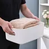 Caja de Almacenamiento Caja de Almacenamiento de Artículos de Escritorio Caja de Almacenamiento de Cocina Engrosada Caja de Almacenamiento de Plástico para el Hogar para Ropa Cosméticos