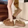 Sandalias Birkenstock de Plataforma Retro para Mujeres Bajitas 2026 Otoño Nuevo Estilo Versátiles con Faldas Suela Suave Zapatos Casuales Individuales