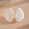 Pendientes Geométricos Irregulares de Resina Europeos y Americanos, Pendientes de Moda y Sencillos para el Trabajo, Pendientes de Nicho de Alta Gama Transfronterizos para Mujer