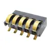 Conector Horizontal de Batería de Presión Positiva 1-10P con Espaciado de 3.0 y Altura de 6.0, Base de Carga de Bronce Fosforado con Resorte