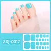 Zhengxiang Verano Color Sólido Pegatinas para Pies Pegatinas de Arte para Uñas Impermeables Celebridad de Internet Ins Pegatinas para Manicura de Dedos Pegatinas de Cola Transfronterizas